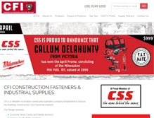 Tablet Screenshot of cfiwa.com.au